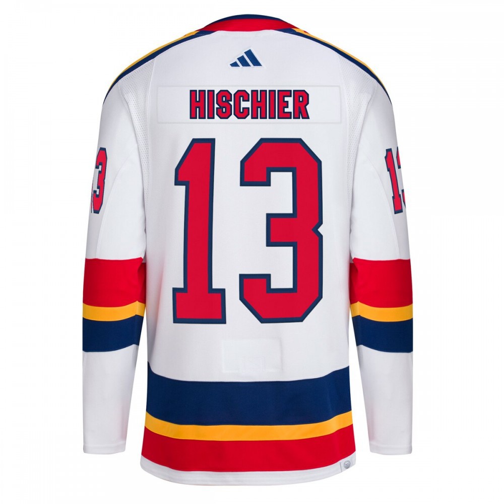 Nico Hischier New Jersey Devils adidas Reverse Retro 2.0 Authentic Player Jersey - White-Pro Kit Vault | Brand New 26/27 Sports Jerseys